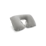 Sport si Outdoor - Articole de voiaj - Accesorii articole de voiaj - Perna voiaj confortabila, gonflabila, din catifea, pentru calatorie, gri - Infinity.ro