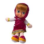 Jucarii, Copii si Bebe - Jucarii si jocuri - Papusi si accesorii - Papusi - Papusa Masha si Ursul, Masha Cantareata, Rochita Mov - Infinity.ro