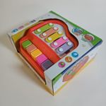 Jucarii, Copii si Bebe - Jucarii si jocuri - Jucarii de rol - Instrumente muzicale de jucarie - Pian si Xilofon, Sunete, 2 Bete, 19 cm, Multicolor - Infinity.ro