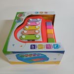 Jucarii, Copii si Bebe - Jucarii si jocuri - Jucarii de rol - Instrumente muzicale de jucarie - Pian si Xilofon, Sunete, 2 Bete, 19 cm, Multicolor - Infinity.ro