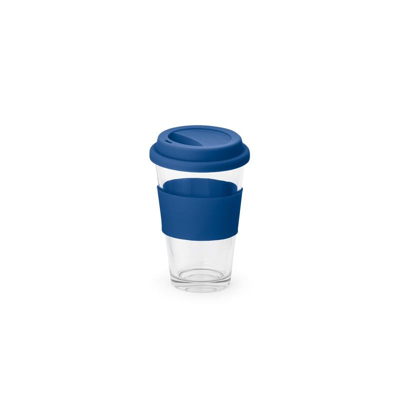 Casa si Gradina - Bucatarie si vesela - Cani si pahare - Pahare - Pahar din sticla cu capac din silicon, de calatorie 330 mL - Infinity.ro