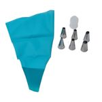 Casa si Gradina - Bucatarie si vesela - Ustensile bucatarie - Ustensile ornare prajituri - Ornare tort, model simplu, 6 capete, punga, 4 x 4 cm, M4 - Infinity.ro