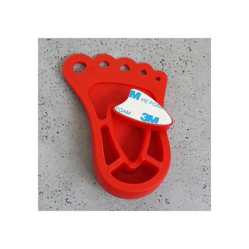 Casa si Gradina - Constructii - Usi interior, exterior si garaj - Accesorii usi - Opritor Usa, Model Talpa, Plastic, 11 cm, Rosu - Infinity.ro