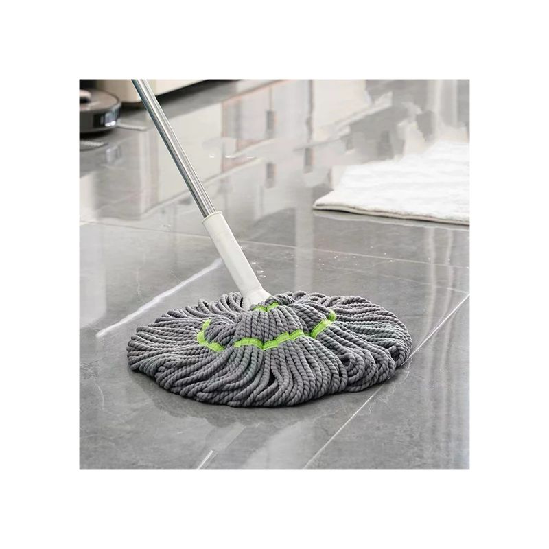 Market - Curatenie si intretinere casa - Produse menaj - Mopuri - Mop Profesional cu Stoarcere Automata, Microfibra Ultra-absorbanta, Maner 120 cm - Infinity.ro