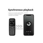 Laptop, Telefoane si Tablete - Telefoane mobile si accesorii - Telefoane Mobile - Mini Telefon Bm30 Dual SIM cu Bluetooth, 65x24x12mm, Negru - Infinity.ro