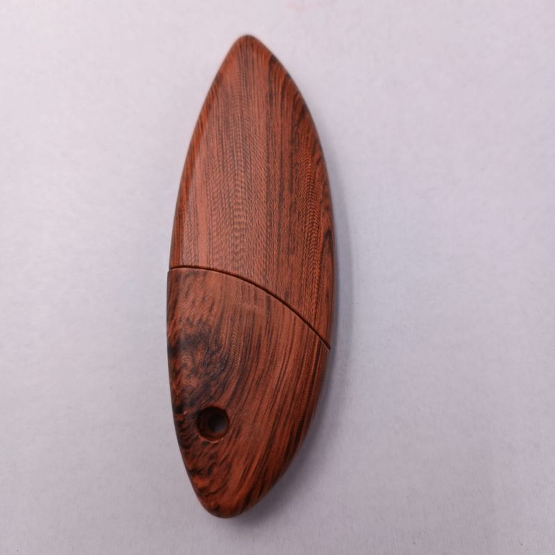 Sport si Outdoor - Camping - Cutite, bricege si accesorii - Cutite si bricege - Mini Cutit cu Teaca din Lemn, Agatatoare, Lama Otel Inoxidabil, 10 cm, Maro - Infinity.ro