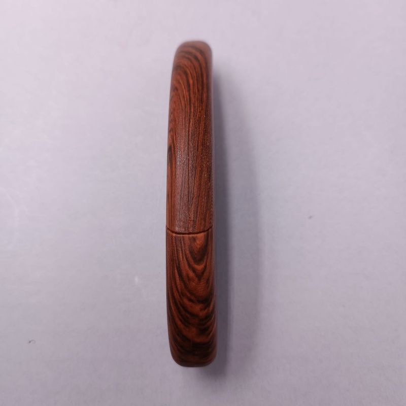 Sport si Outdoor - Camping - Cutite, bricege si accesorii - Cutite si bricege - Mini Cutit cu Teaca din Lemn, Agatatoare, Lama Otel Inoxidabil, 10 cm, Maro - Infinity.ro