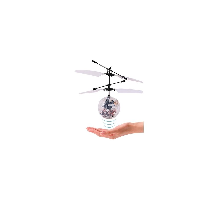 Jucarii, Copii si Bebe - Jucarii si jocuri - Jucarii de exterior - Zmeie si jucarii zburatoare - Minge disco zburatoare, cu senzor pentru coordonarea miscarilor, Spin aerocraft, 18 cm - Infinity.ro