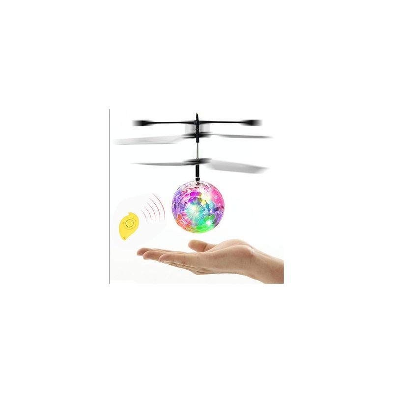 Jucarii, Copii si Bebe - Jucarii si jocuri - Jucarii de exterior - Zmeie si jucarii zburatoare - Minge disco zburatoare, cu senzor pentru coordonarea miscarilor, Spin aerocraft, 18 cm - Infinity.ro