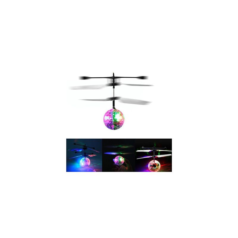 Jucarii, Copii si Bebe - Jucarii si jocuri - Jucarii de exterior - Zmeie si jucarii zburatoare - Minge disco zburatoare, cu senzor pentru coordonarea miscarilor, Spin aerocraft, 18 cm - Infinity.ro