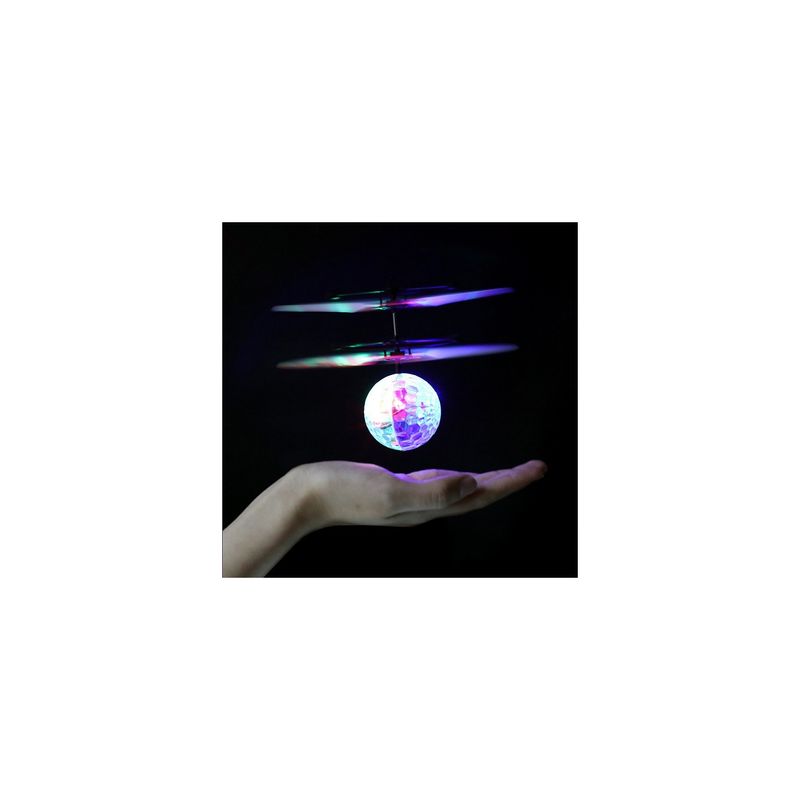 Jucarii, Copii si Bebe - Jucarii si jocuri - Jucarii de exterior - Zmeie si jucarii zburatoare - Minge disco zburatoare, cu senzor pentru coordonarea miscarilor, Spin aerocraft, 18 cm - Infinity.ro