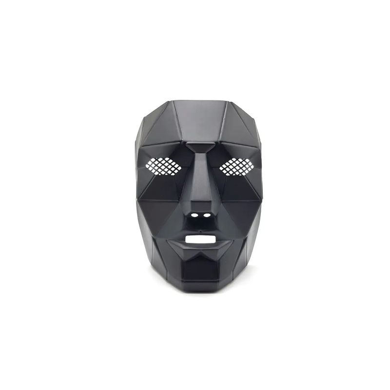 Casa si Gradina - Decoratiuni - Decoratiuni petrecere - Masti si costume carnaval - Masca Personaj Squid Game, Neagra, din Plastic, Front Men, Pentru Carnaval - Infinity.ro