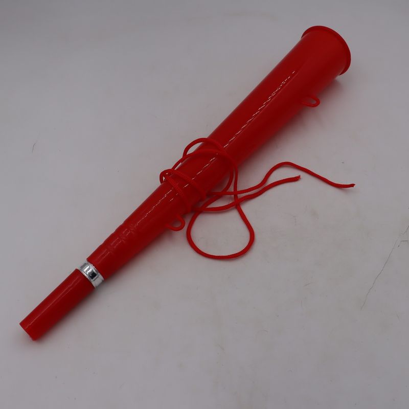 Casa si Gradina - Decoratiuni - Decoratiuni petrecere - Coifuri si suflatori - Vuvuzela Goarna Simpla, Petreceri, Stadion, Miting, Rosie cu Snur, 36 cm - Infinity.ro