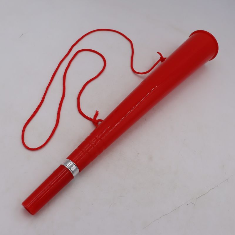 Casa si Gradina - Decoratiuni - Decoratiuni petrecere - Coifuri si suflatori - Vuvuzela Goarna Simpla, Petreceri, Stadion, Miting, Rosie cu Snur, 36 cm - Infinity.ro