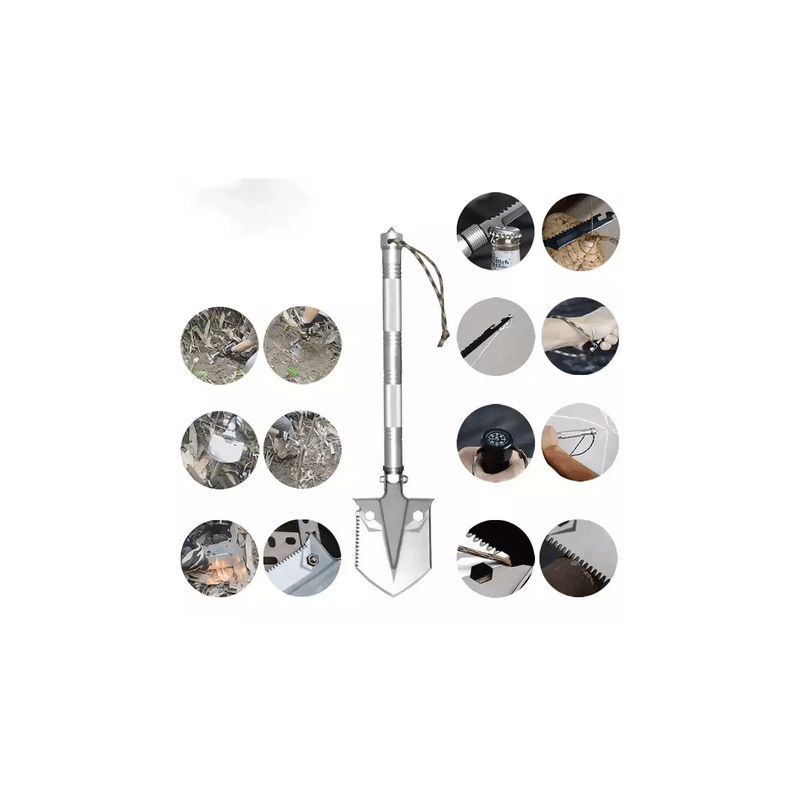 Casa si Gradina - Gradinarit si plante - Unelte gradinarit - Lopeti si unelte de sapat - Lopata militara pliabila , multifunctionala, 10 Functii - Infinity.ro