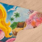 Jucarii, Copii si Bebe - Jucarii si jocuri - Jucarii de exterior - Zmeie si jucarii zburatoare - Zmeu multicolor, model sirena, tip deltaplan, 100 x 120cm - Infinity.ro