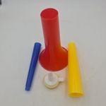 Casa si Gradina - Decoratiuni - Decoratiuni petrecere - Coifuri si suflatori - Vuvuzela goarna tricolor,pentu stadion, petreceri, 60 cm - Infinity.ro