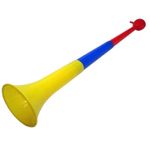 Casa si Gradina - Decoratiuni - Decoratiuni petrecere - Coifuri si suflatori - Vuvuzela goarna tricolor,pentu stadion, petreceri, 60 cm - Infinity.ro