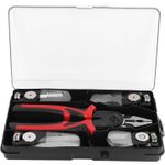 Sport si Outdoor - Camping - Cutite, bricege si accesorii - Unelte multifunctionale - Unealta 5 in 1 Profesionala, Taietor, Dezizolator, Sertizor, Foarfeca, din Otel, 20 cm - Infinity.ro