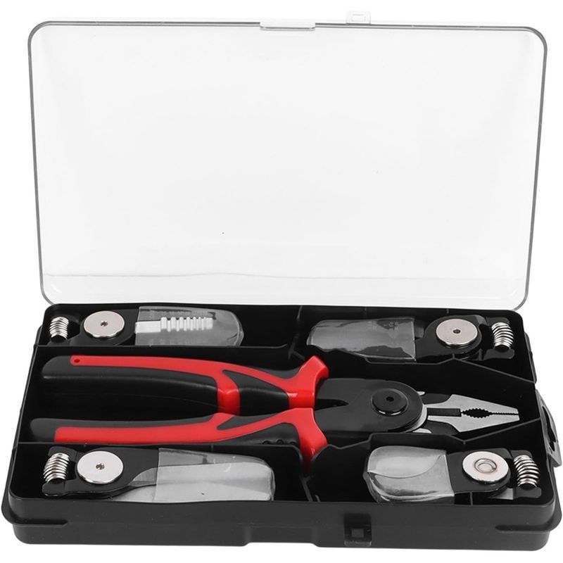Sport si Outdoor - Camping - Cutite, bricege si accesorii - Unelte multifunctionale - Unealta 5 in 1 Profesionala, Taietor, Dezizolator, Sertizor, Foarfeca, din Otel, 20 cm - Infinity.ro