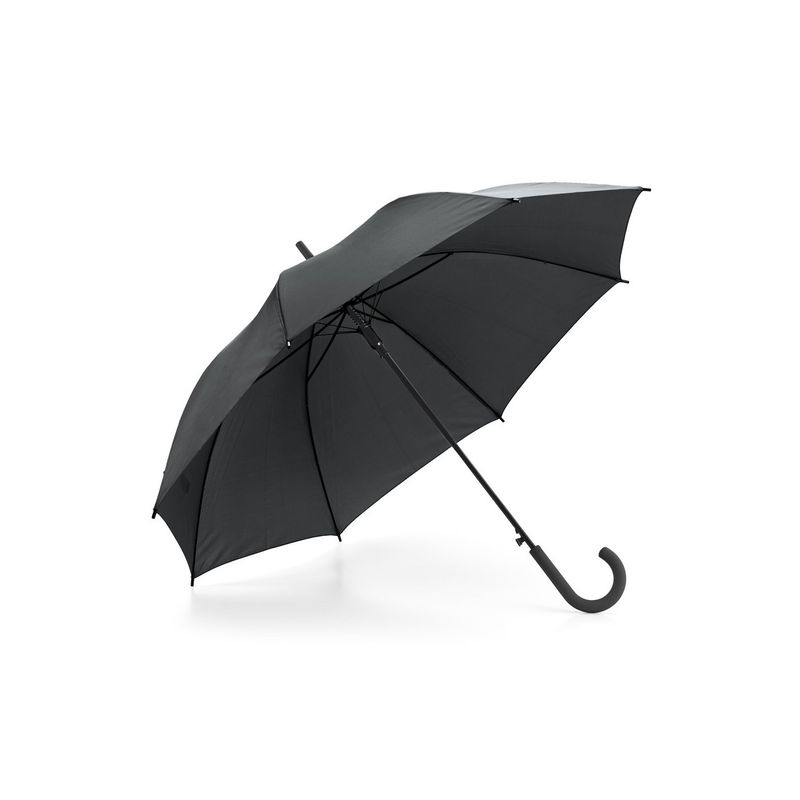 Fashion, accesorii si bijuterii - Barbati - Accesorii barbati - Alte accesorii barbati - Umbrela din Poliester cu Maner Acoperit cu Cauciuc si deschidere automata, 83 cm - Infinity.ro