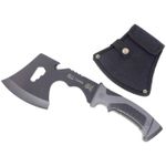 Casa si Gradina - Gradinarit si plante - Unelte gradinarit - Topoare - Topor Multifunctional Din Otel, Desfacator, Maner Gri Si Negru, Husa Negru, 30 cm - Infinity.ro