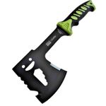 Casa si Gradina - Gradinarit si plante - Unelte gradinarit - Topoare - Topor Multifunctional Din Otel, Maner Verde, Husa Negru, 28 cm - Infinity.ro
