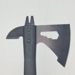 Casa si Gradina - Gradinarit si plante - Unelte gradinarit - Topoare - Topor autoaparare 33cm 2 taisuri maner cauciuc model cu lant negru - Infinity.ro