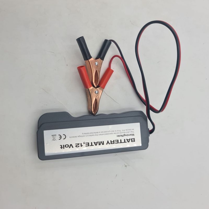 Auto si Moto - Reparatii si depanare - Scule auto - Testere si multimetre - Tester Pentru Baterie Auto, 12 volt, Lungime Cablu 35 cm, Negru, 13 cm - Infinity.ro
