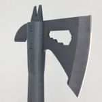 Casa si Gradina - Gradinarit si plante - Unelte gradinarit - Topoare - Topor autoaparare 33cm 2 taisuri maner cauciuc model cu lant negru - Infinity.ro