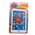 Jucarii, Copii si Bebe - Jucarii si jocuri - Jucarii & jocuri educative - Laptopuri, tablete si gadget-uri copii - Tableta de jucarie, Spider-Man, meoldii si alte sunete, 25 x 19 cm - Infinity.ro