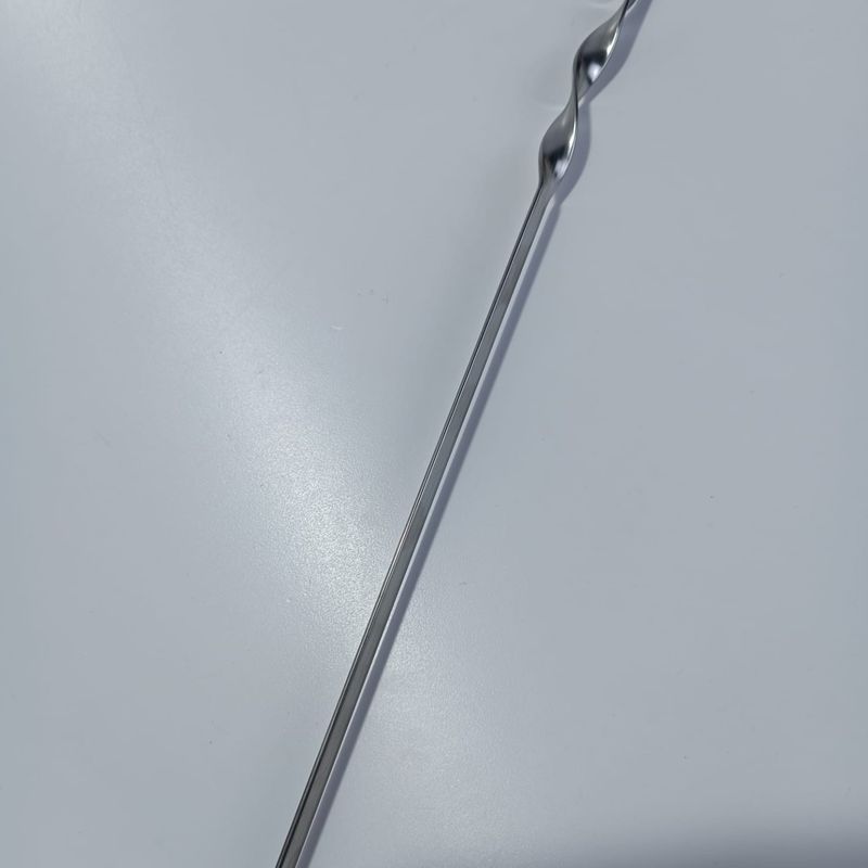 Casa si Gradina - Gradina si terasa - Gratare si accesorii - Accesorii gratare - Tepusa Pentru Frigarui cu Inel Din Otel Inoxidabil, 60 cm, Argintiu - Infinity.ro