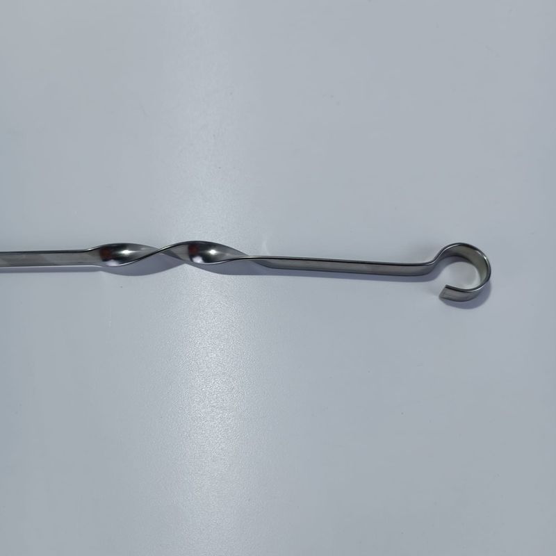 Casa si Gradina - Gradina si terasa - Gratare si accesorii - Accesorii gratare - Tepusa Pentru Frigarui cu Inel Din Otel Inoxidabil, 60 cm, Argintiu - Infinity.ro