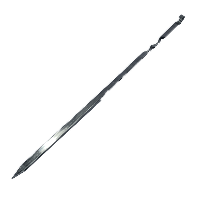 Casa si Gradina - Gradina si terasa - Gratare si accesorii - Accesorii gratare - Tepusa Pentru Frigarui cu Inel Din Otel Inoxidabil, 60 cm, Argintiu - Infinity.ro