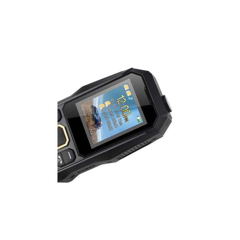 Laptop, Telefoane si Tablete - Telefoane mobile si accesorii - Telefoane Mobile - Telefon militar 2800 mAh, Dual SIM, FM radio, si Lanterna, 1.77Inch - Infinity.ro