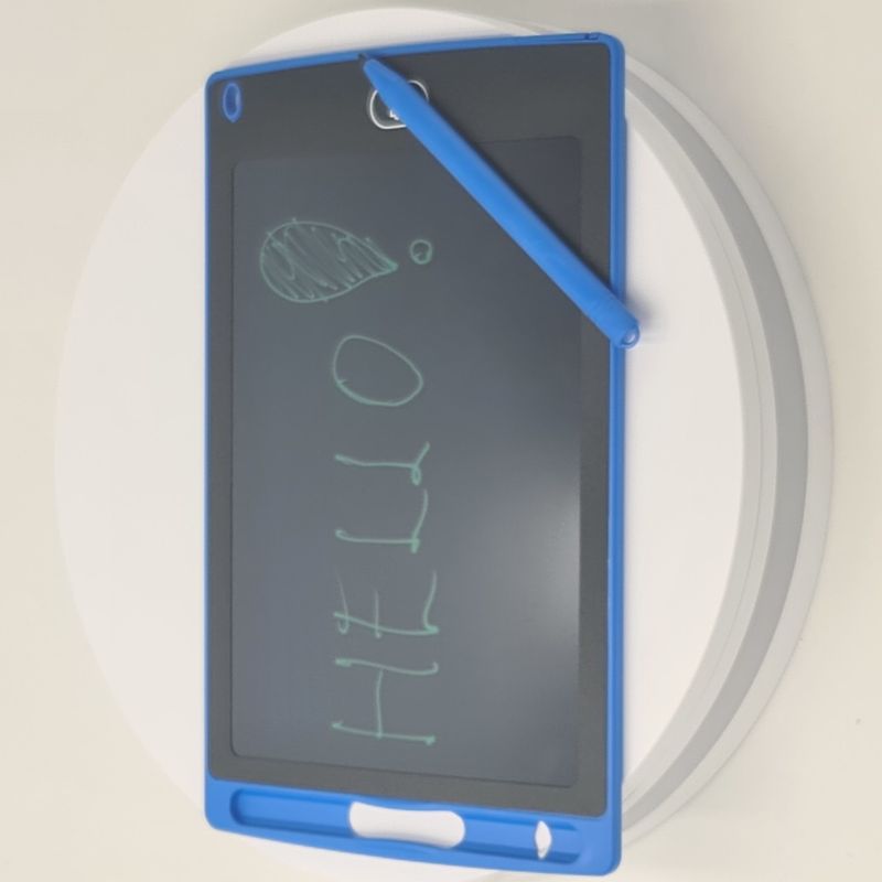 Jucarii, Copii si Bebe - Jucarii si jocuri - Jucarii & jocuri educative - Laptopuri, tablete si gadget-uri copii - Tableta desen, pix, LCD, 22 x 14 cm, albastru - Infinity.ro