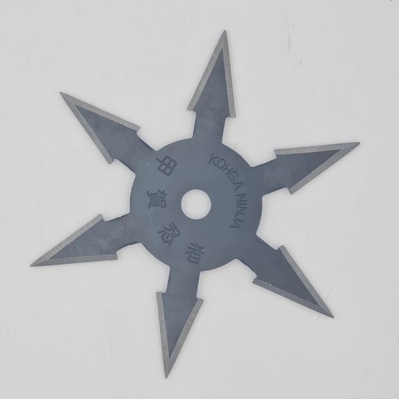 Sport si Outdoor - Sporturi de contact - Produse autoaparare - Steluta ninja pentru aruncat la tinta, neagra, 6 colturi, 10 cm - Infinity.ro