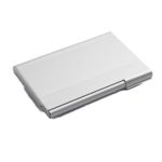 Carti si Birotica - Birotica - Accesorii de birou - Alte accesorii birou - Suport carti de vizita mic si usor aluminiu, Dalimag, 95 x 65 x 7 mm - Infinity.ro