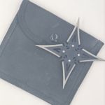 Sport si Outdoor - Sporturi de contact - Produse autoaparare - Steluta ninja pentru aruncat la tinta, neagra, 4 colturi, 10 cm - Infinity.ro