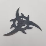 Sport si Outdoor - Camping - Cutite, bricege si accesorii - Cutite si bricege - Steluta ninja pentru aruncat la tinta 3 colturi in husa, negre - Infinity.ro