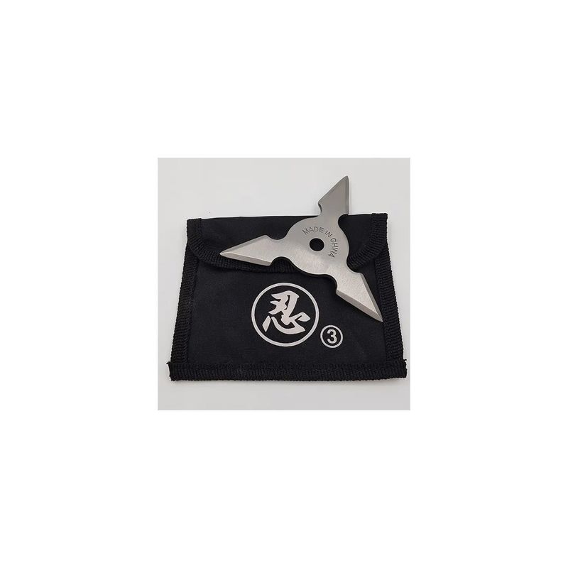 Sport si Outdoor - Camping - Cutite, bricege si accesorii - Cutite si bricege - Steluta ninja 3 colturi pentru aruncat la tinta in husa - Infinity.ro