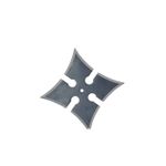 Sport si Outdoor - Camping - Cutite, bricege si accesorii - Cutite si bricege - Steluta ninja pentru aruncat la tinta, neagra, 4 colturi, 6 cm - Infinity.ro