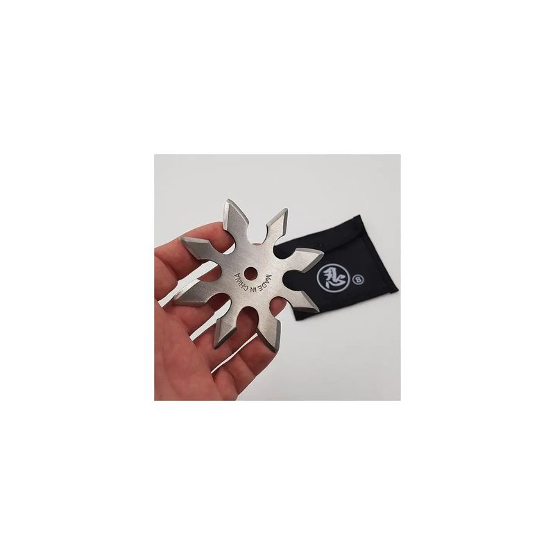 Sport si Outdoor - Camping - Cutite, bricege si accesorii - Cutite si bricege - Steluta ninja 8 colturi pentru aruncat la tinta in husa - Infinity.ro