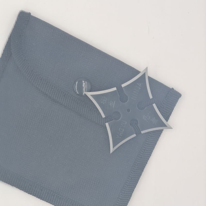 Sport si Outdoor - Camping - Cutite, bricege si accesorii - Cutite si bricege - Steluta ninja pentru aruncat la tinta, neagra, 4 colturi, 6 cm - Infinity.ro