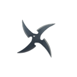 Sport si Outdoor - Camping - Cutite, bricege si accesorii - Cutite si bricege - Stea Ninja Pentru Aruncat la Tinta, 4 Colturi, Model Curbat, 6 cm, Negru, Husa - Infinity.ro