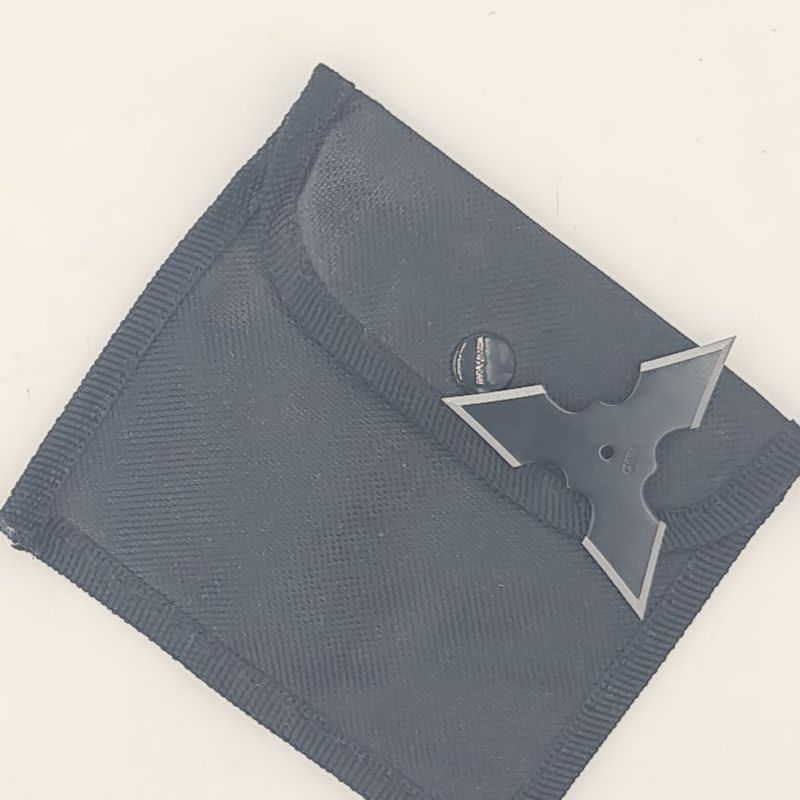 Sport si Outdoor - Camping - Cutite, bricege si accesorii - Cutite si bricege - Steluta ninja pentru aruncat la tinta, neagra, 3 colturi, 6 cm - Infinity.ro