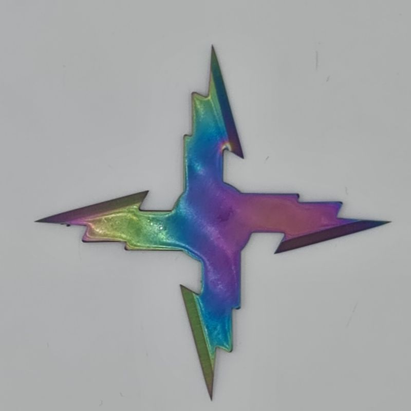 Sport si Outdoor - Camping - Cutite, bricege si accesorii - Cutite si bricege - Steluta ninja pentru aruncat la tinta, fade, 4 colturi, 6 cm - Infinity.ro