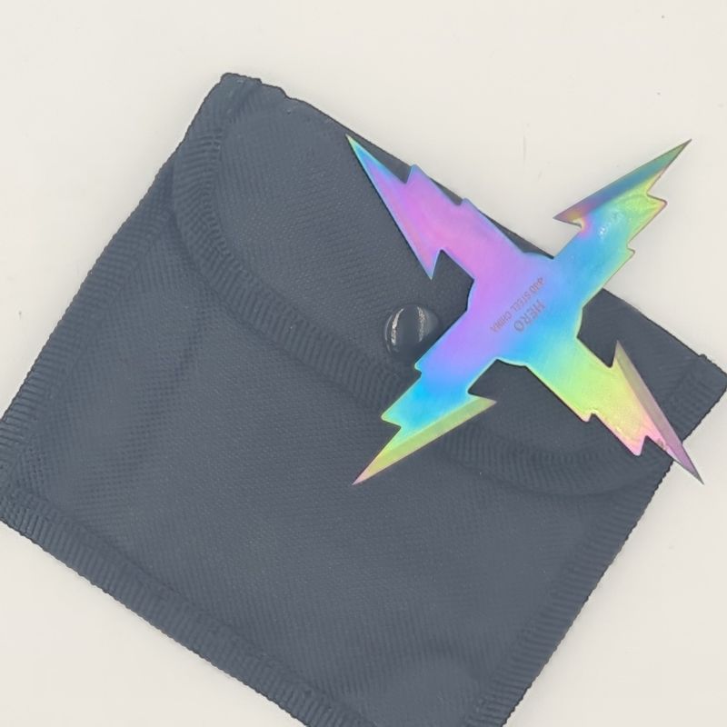 Sport si Outdoor - Camping - Cutite, bricege si accesorii - Cutite si bricege - Steluta ninja pentru aruncat la tinta, fade, 4 colturi, 6 cm - Infinity.ro