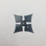 Sport si Outdoor - Camping - Cutite, bricege si accesorii - Cutite si bricege - Stea Ninja Pentru Aruncat la Tinta, 4 Colturi, 6 cm, Negru, Husa - Infinity.ro