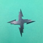 Sport si Outdoor - Camping - Cutite, bricege si accesorii - Cutite si bricege - Stea Ninja cu 4 Colturi Pentru Aruncat la Tinta, Husa Material Textil, 9 cm, Negru - Infinity.ro